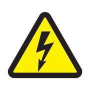 Наклейка знак электробезопасности «Опасность поражения электротоком » 100х100х100мм Rexant 56-0005