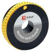 Маркер каб. 1.5кв.мм «0» (к-1000ед) (ЕС-0) EKF plc-KM-1.5-0