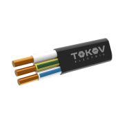 Кабель TOKOV ELECTRIC ВВГ-Пнг(А)-LS 3х4 ОК (N PE) 0.66кВ (м) ТХМ00407698