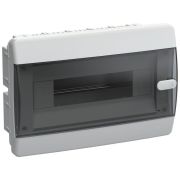 Корпус пластиковый ЩРВ-П-12 IP41 черн. прозр. дверь UNION Compact IEK UIC-KP12-V-12-41-K01