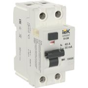 Выключатель дифференциального тока (УЗО) 2п 40А 30мА тип A ВДТ R10N ARMAT IEK AR-R10N-2-040A030